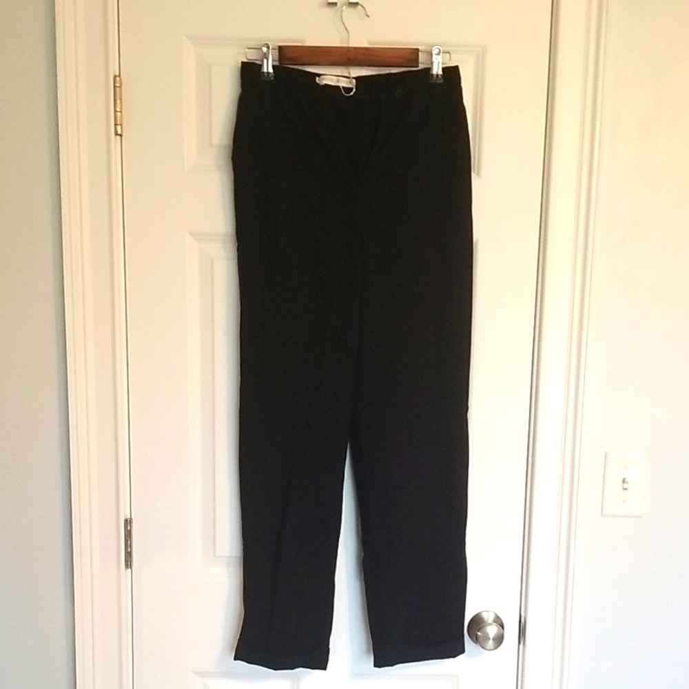 Allan Waller Women's Dress Pants, Black,  Size 6